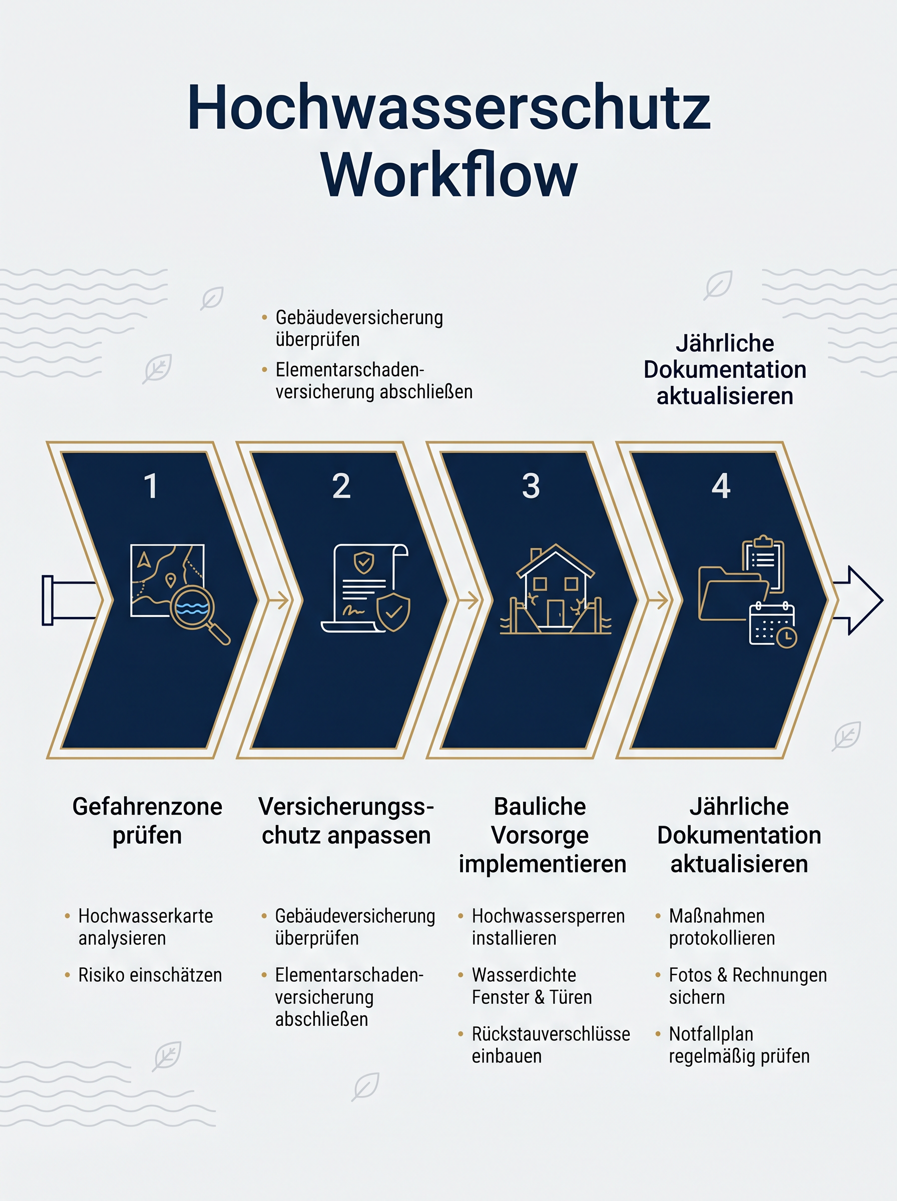 Hochwasserschutz Workflow